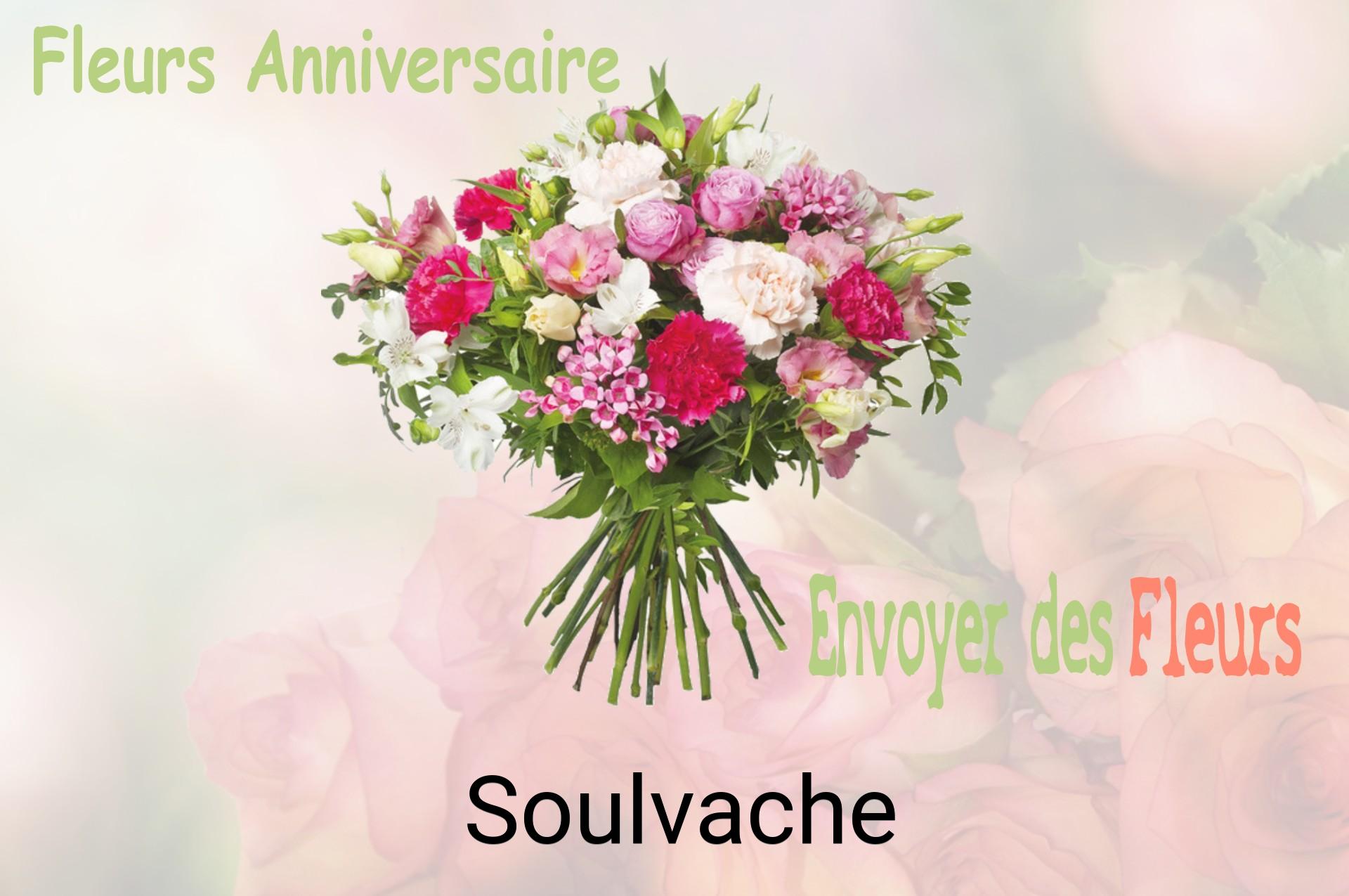 Bouquet de fleurs d’anniversaire livré à Soulvache