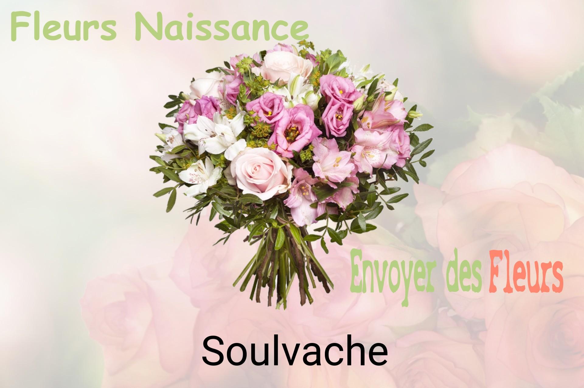 Bouquet de fleurs de naissance livré à Soulvache